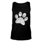 Paw Print Tank Tops