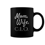 Wife Mom Boss Mugs