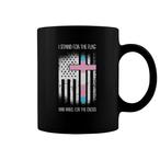 Q American Flag Mugs