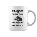 Grandpa Grandson Mugs