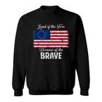 1776 American Flag Sweatshirts