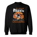 Unicorn Halloween Sweatshirts