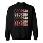 Georgia Peach Sweatshirts