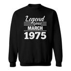 1975 Birthday Sweatshirts