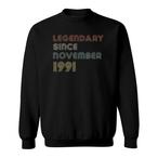 1991 Birthday Sweatshirts