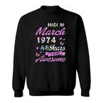1974 Birthday Sweatshirts