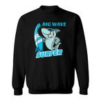 Big Wave Surfing Sweatshirts