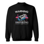 Flamingo Wine Lovers Sweatshirts