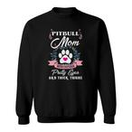 Pitbull Mom Sweatshirts