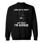 Cats Lover Retirement Sweatshirts