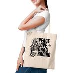 Drag Racing Tote Bags