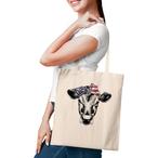 Cow Farmer Tote Bags
