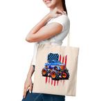 Monster Truck Tote Bags