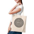 Optical Illusion Tote Bags