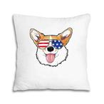 Corgi In Sunglasses Pillows