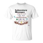 Laboratory Manager Shirts