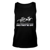 Horse Racing And They're Off Horse Racing Unisex Tank Top
