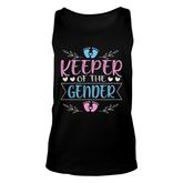 Keeper Of The Gender Boy Or Girl Funny Pregnancy Announcement Mother To Be 1St Mom New Parent New Dad Mom Baby Unisex Tank Top