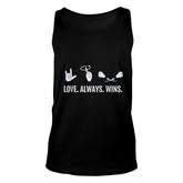 Love Always Wins Asl  Deaf Awareness Sign Language Unisex Tank Top