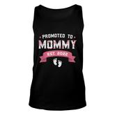 Promoted To Mommy Est 2022 New Mom Gift First Mommy Unisex Tank Top