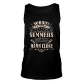 Summers Nobody Is Perfect But If You Are Summers You're Pretty Damn Close - Summers Tee Shirt, Summers Shirt, Summers Hoodie, Summers Family, Summers Tee, Summers Name Unisex Tank Top