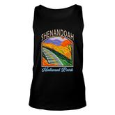 Vintage Retro Shenandoah National Park Travel Adventure Unisex Tank Top