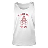 Chinese Takeout Food Thank You Enjoy Funny Costume Art Unisex Tank Top
