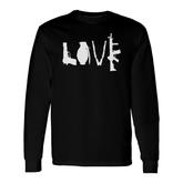 Love Guns Pistol Grenade Rifles And Machine Guns Long Sleeve T-Shirt