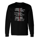 Say Their Names Quotes Black Lives Matter Long Sleeve T-Shirt