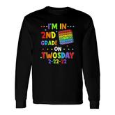 Second Grade On Twosday Tuesday February 22Nd 2022 Long Sleeve T-Shirt
