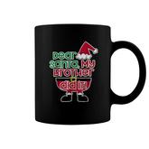 Dear Santa My Brother Did It  Funny Christmas Family Coffee Mug