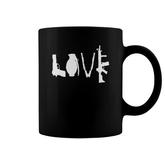 Love Guns Pistol Grenade Rifles And Machine Guns Coffee Mug