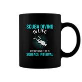 Scuba Diving Scuba Diving Is Life Scuba Gift Coffee Mug
