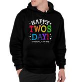 Happy Twosday Tuesday February 22Nd 2022 Teacher Day Hoodie