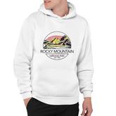 Retro Vintage Rocky Mountain National Park Circle Hoodie