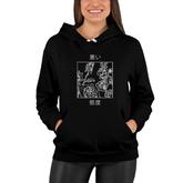 Bad Attitudes Roses Japanese Aesthetic Punk Soft Grunge Goth Women Hoodie