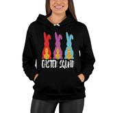 Easter Squad Bunnies Egg Matching Easter Bunny Egg Hunting Women Hoodie