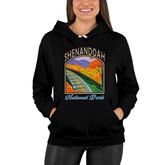 Vintage Retro Shenandoah National Park Travel Adventure Women Hoodie