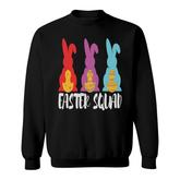 Easter Squad Bunnies Egg Matching Easter Bunny Egg Hunting Sweatshirt