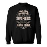 Summers Nobody Is Perfect But If You Are Summers You're Pretty Damn Close - Summers Tee Shirt, Summers Shirt, Summers Hoodie, Summers Family, Summers Tee, Summers Name Sweatshirt