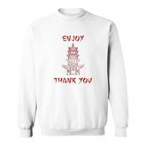 Chinese Food Take Out Box Costume Chinese Red Sweatshirt