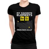 Funny Beer Periodic Table Men Women Christmas Wine Women T-shirt