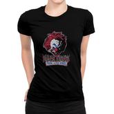 Killer Klowns From Outer Space Rough Clown Grey Women T-shirt