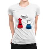 I Think You Are Overreacting  Funny Nerd Science Chemistry Women T-shirt