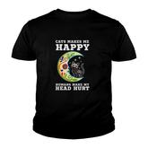 Cat  Moon Sugar Skull Dia De Los Muertos Day Of The Dead Youth T-shirt