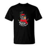 Snowman Let It Snow Cute Christmas Winter Holiday Xmas T-shirt