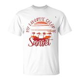 Beach Vintage Sunglasses Beach Graphic Retro Vacation T-shirt