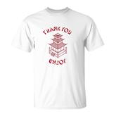 Chinese Takeout Food Thank You Enjoy Costume Art T-shirt
