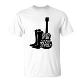 Country Music Guitar When Words Fail Country Music Speaks Lover T-shirt