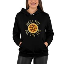 Pizza Design Pizza Pepperoni Time All The Time Women Hoodie